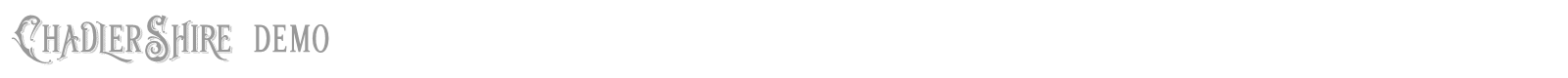Chadlershire font preview